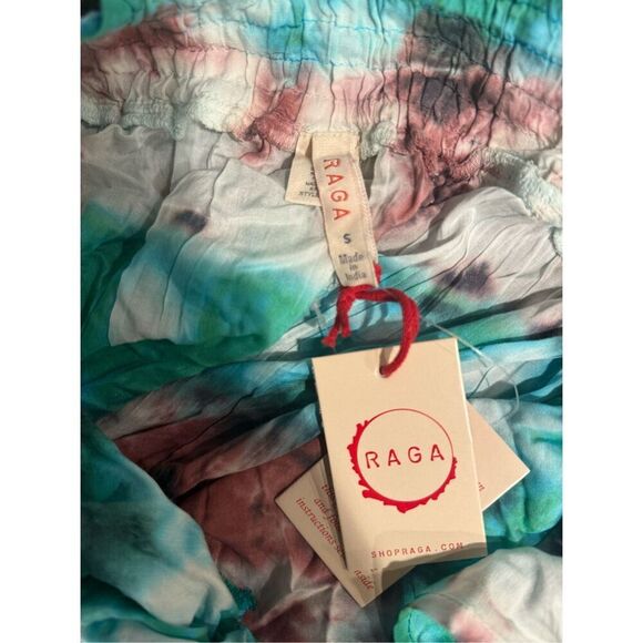 Raga To Dye For Halter Maxi Dress Size S vacation Beachwear Swim Cover Up NWT - Picture 7 of 8